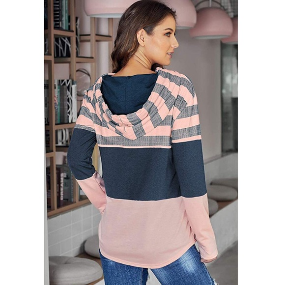 💈ALIYAH Womens Hooded Long Sleeve Top💈 - Picture 4 of 4